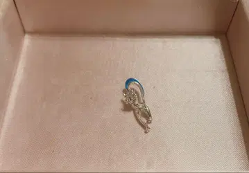 유럽제 빈티지 목걸이 참 레트로 벼룩시장 실버