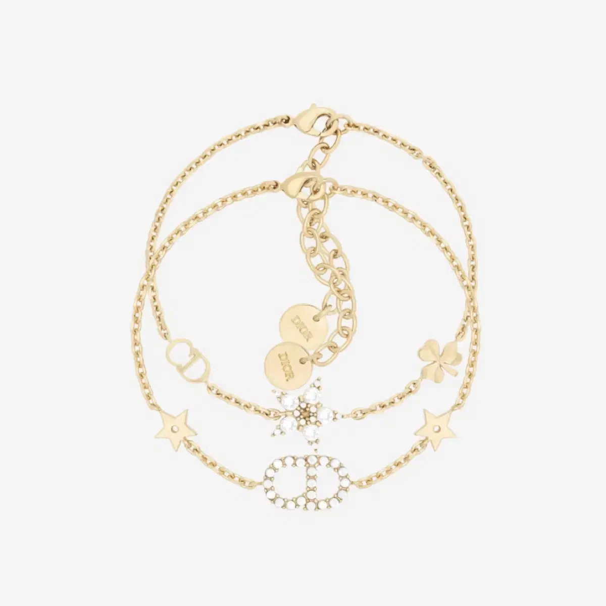 [New Products] Dior Claire D D lune Bracelet Bangle Set Gold Finish