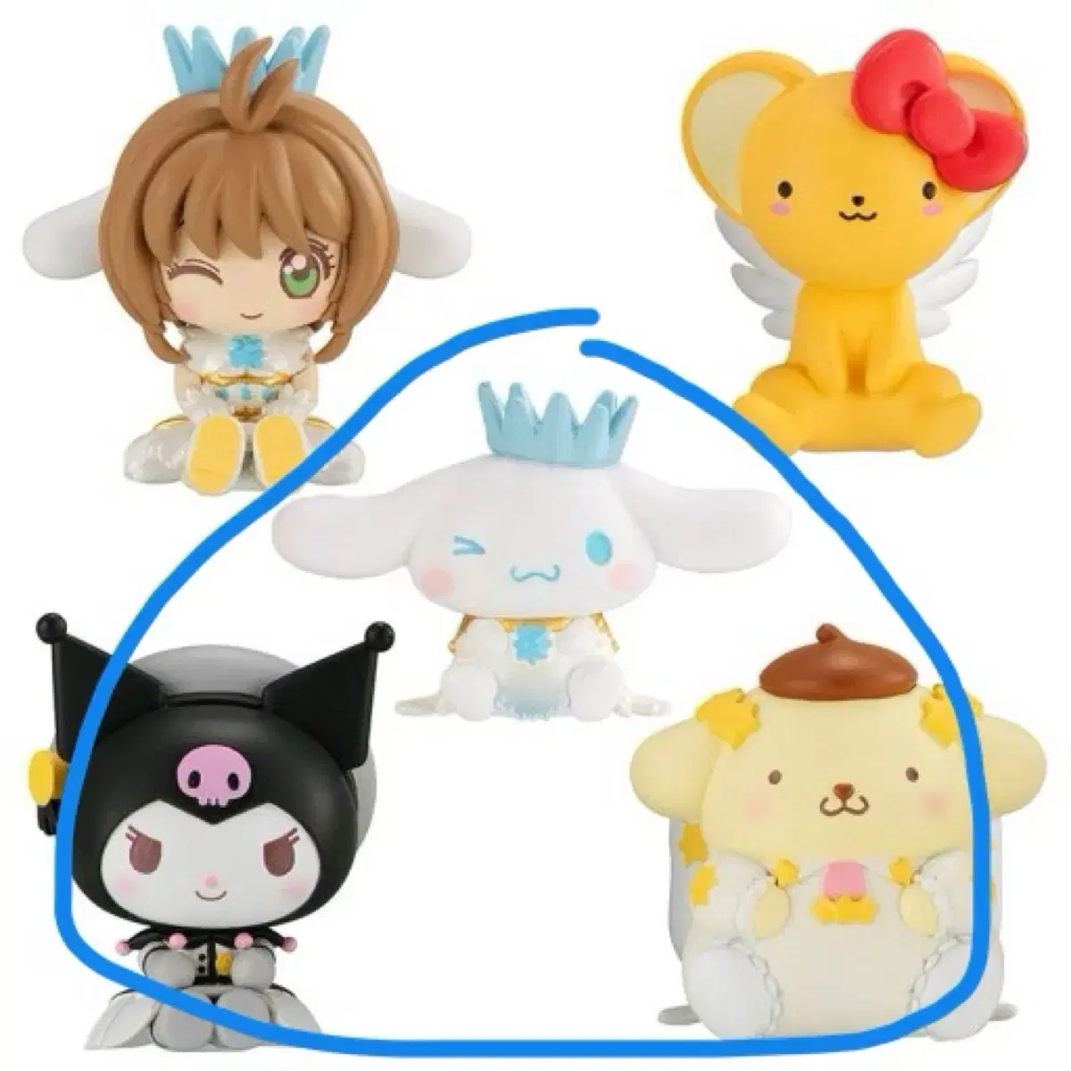 Sanrio Cinnamoroll Cardcaptor Sakura Gacha - Cinnamoroll Pom Pom Rin Cherry Kuromi