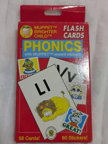 KERMIT THE FROG FLASHCARDS PHONICS 카밋