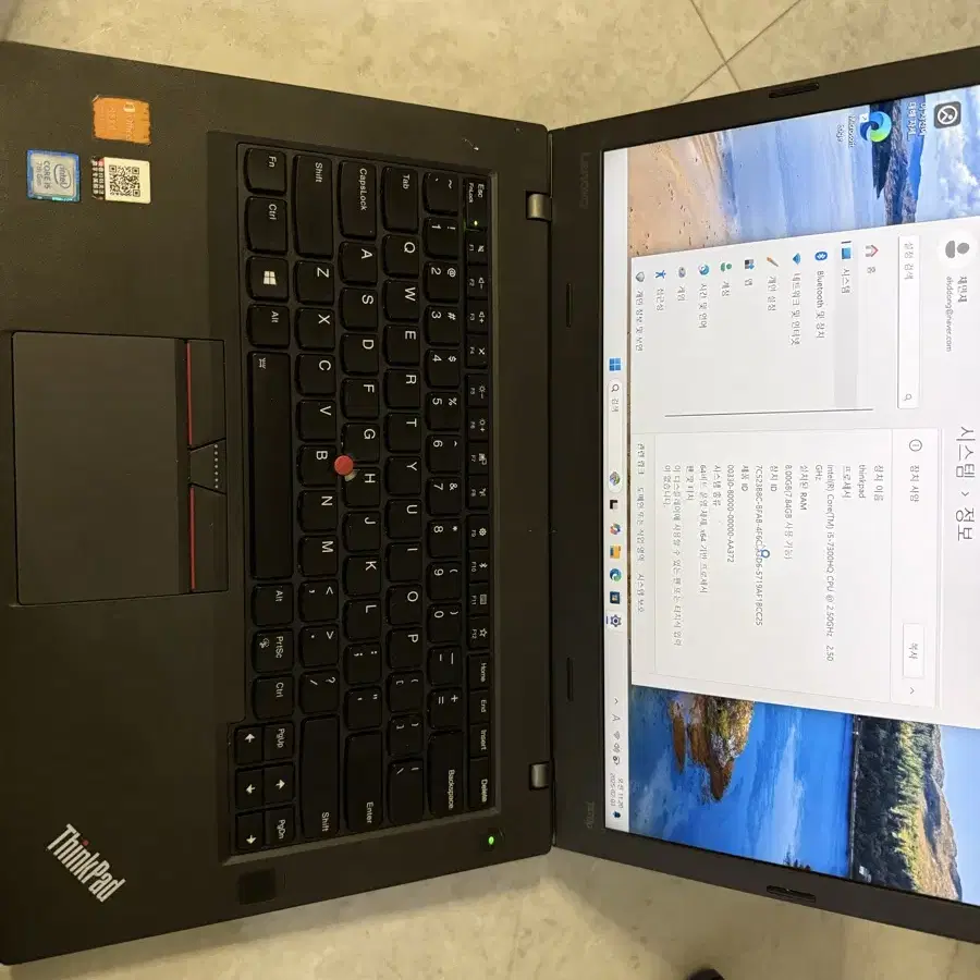 Lenovo ThinkPad 레노버 씽크패드 14인치 영문자판 판매합니다