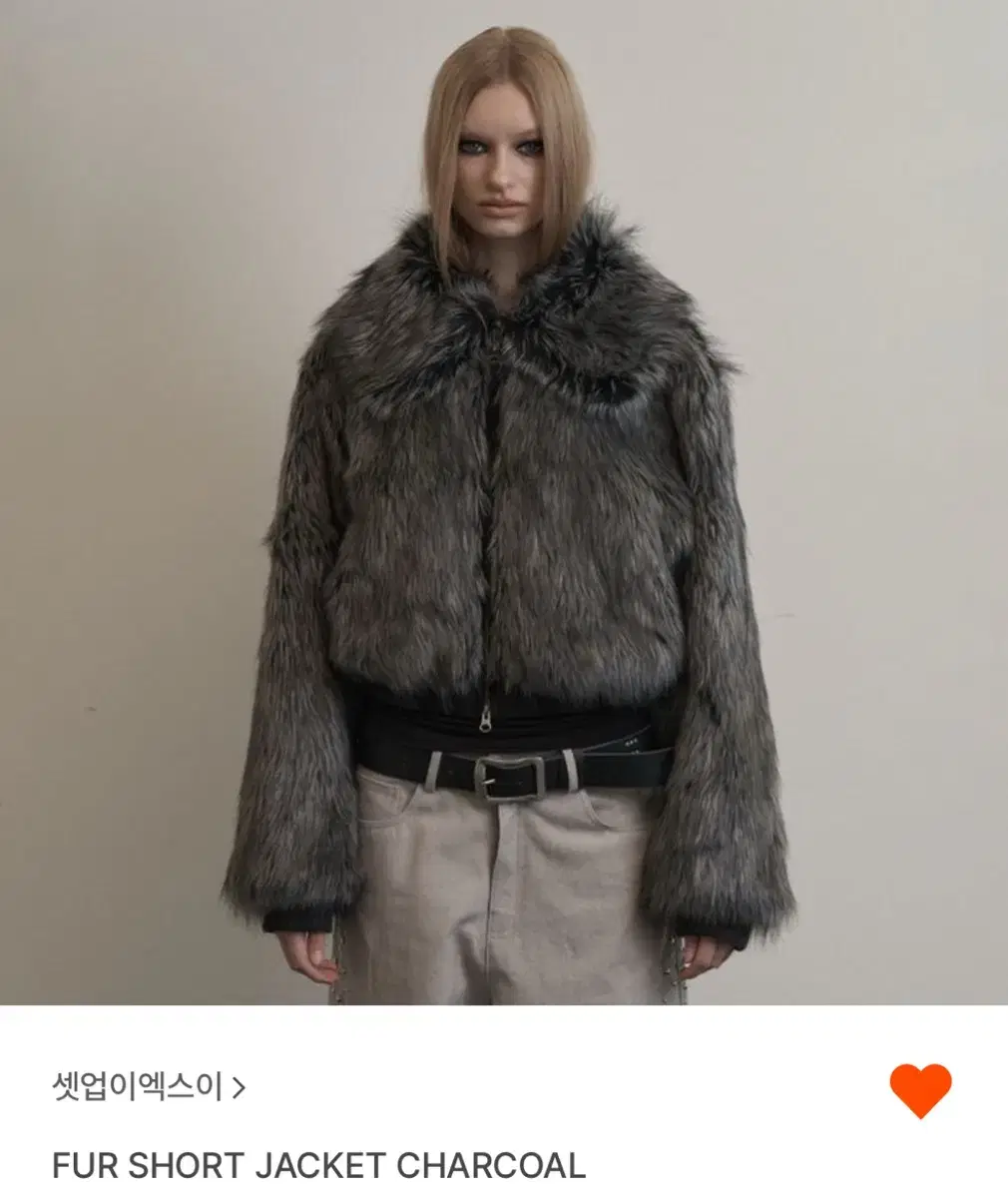 (새것)셋업이엑스이 퍼자켓 setupexe fur short jacket