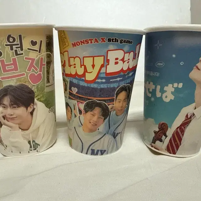 세븐틴 포함 외 아이돌 생카컵 300원