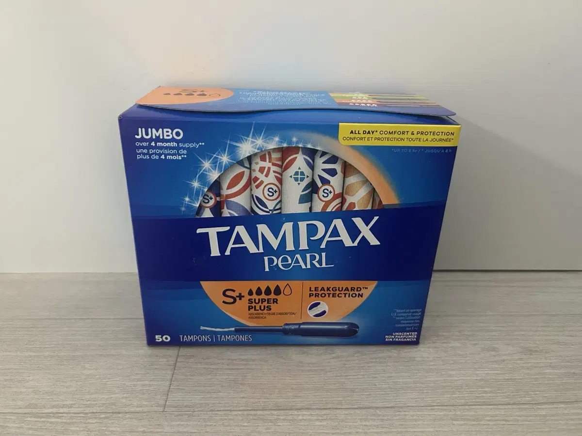 미국 탐폰 탐팩스 tampax 슈퍼플러스 50개입