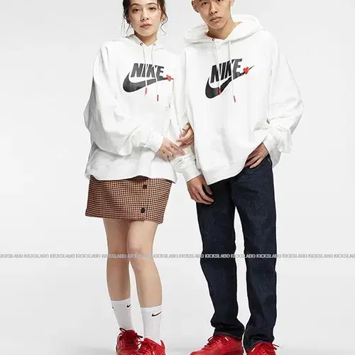 NIKE 나이키 발렌타인 오버핏 후드티 남녀공용