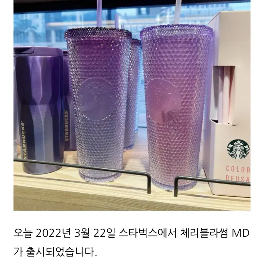 스타벅스 2022컬러 콜라보 텀블러