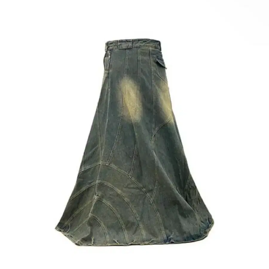 NO/FAITH STUDIOS WAVE DENIM SKIRT DESSER