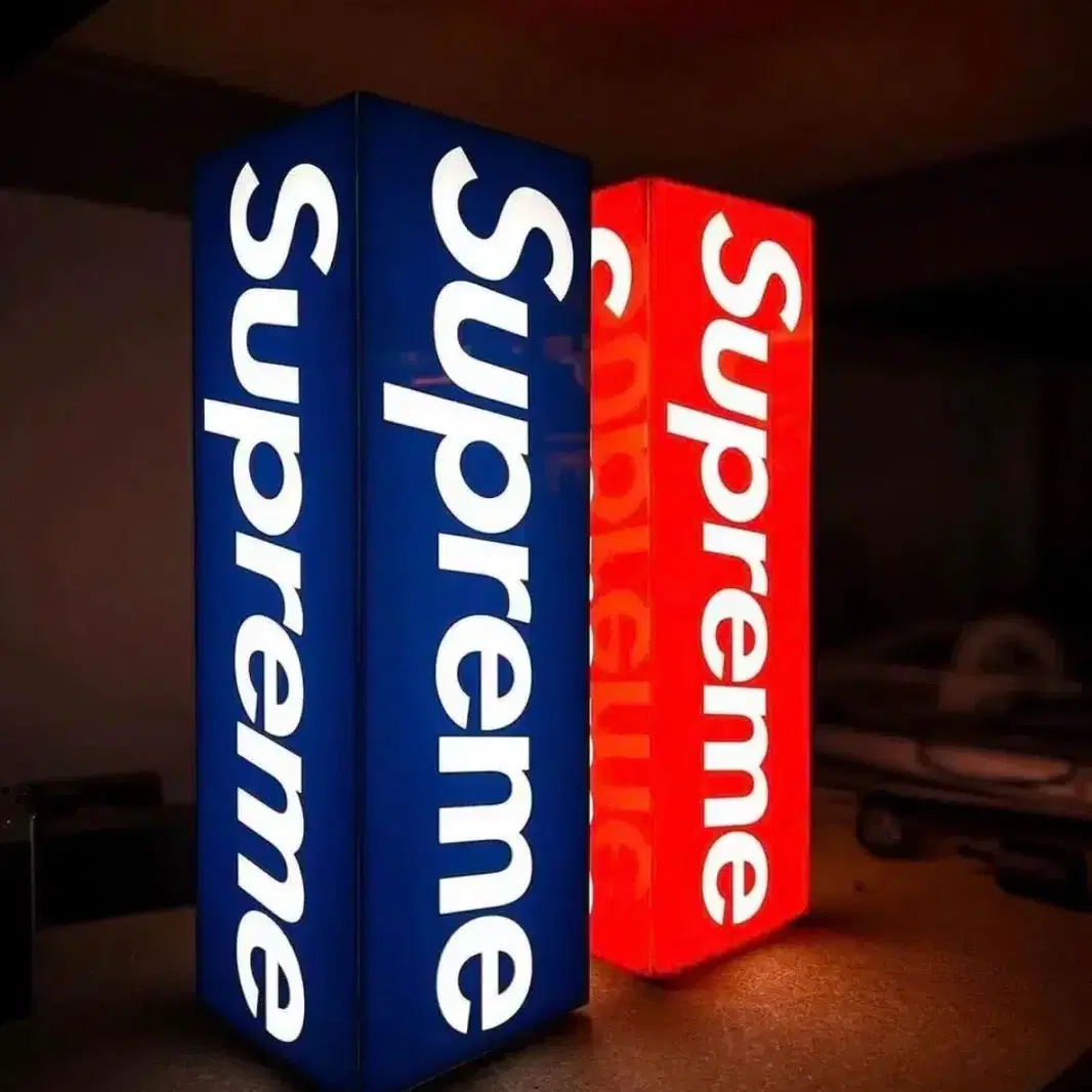 Supreme 슈프림 box logo lamp 박스로고 램프