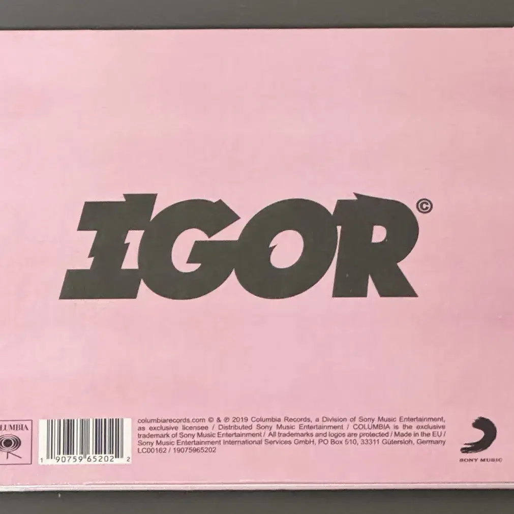 타일러 더 크리에이터 IGOR 디지팩 CD 단순개봉