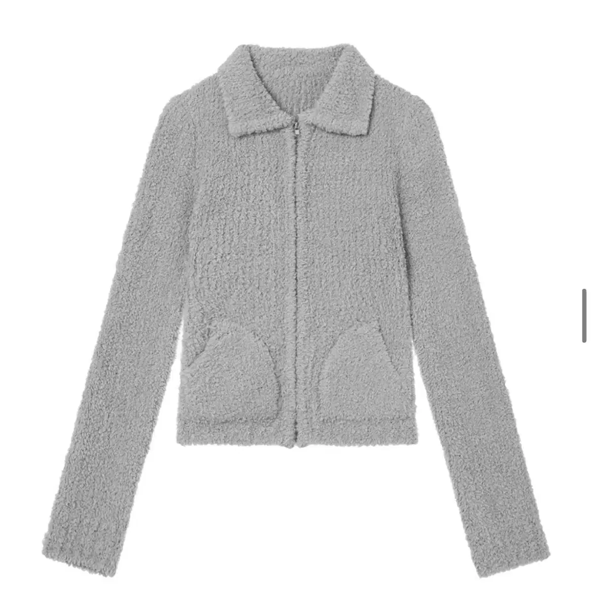 오픈와이와이(더오픈프로덕트)WOOLLY KNIT ZIP UP JACKET