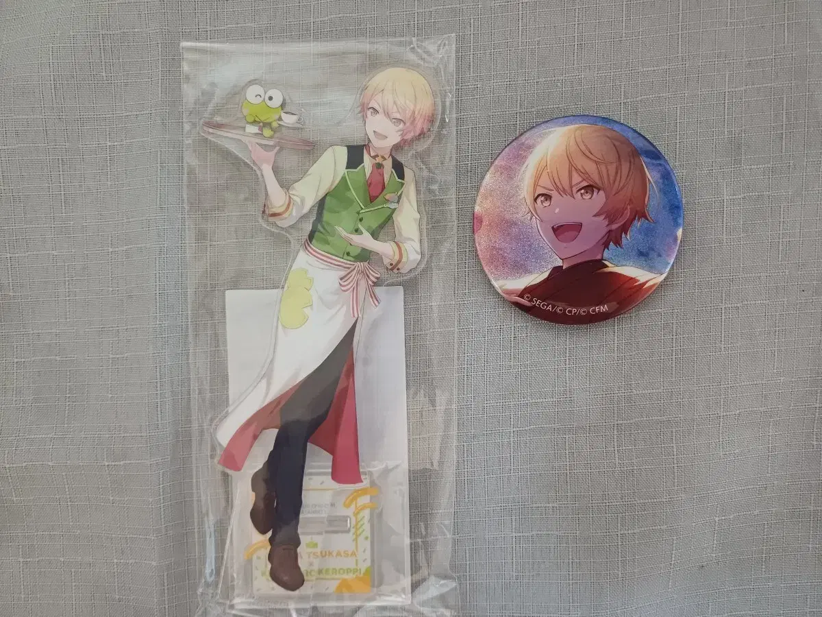 (Bulk) Fesuka Tenma Tsukasa Sanrio Limited Edition acrylic Can Badge wts Sell