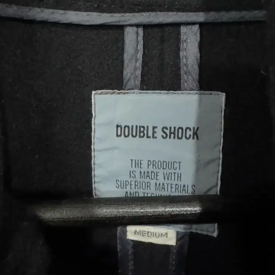 Double Shock 지퍼 후드 파이어맨 더플 코트