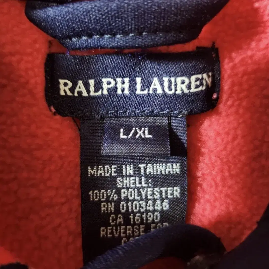 무배)RALPH LAUREN 폴로 스포츠 플리스 우주복 L/XL