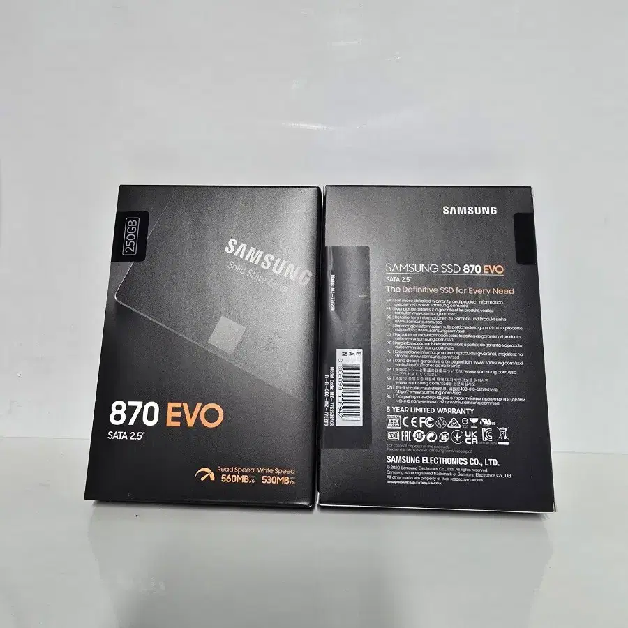 PC 부품 SSD 870 EVO 250GB 새상품