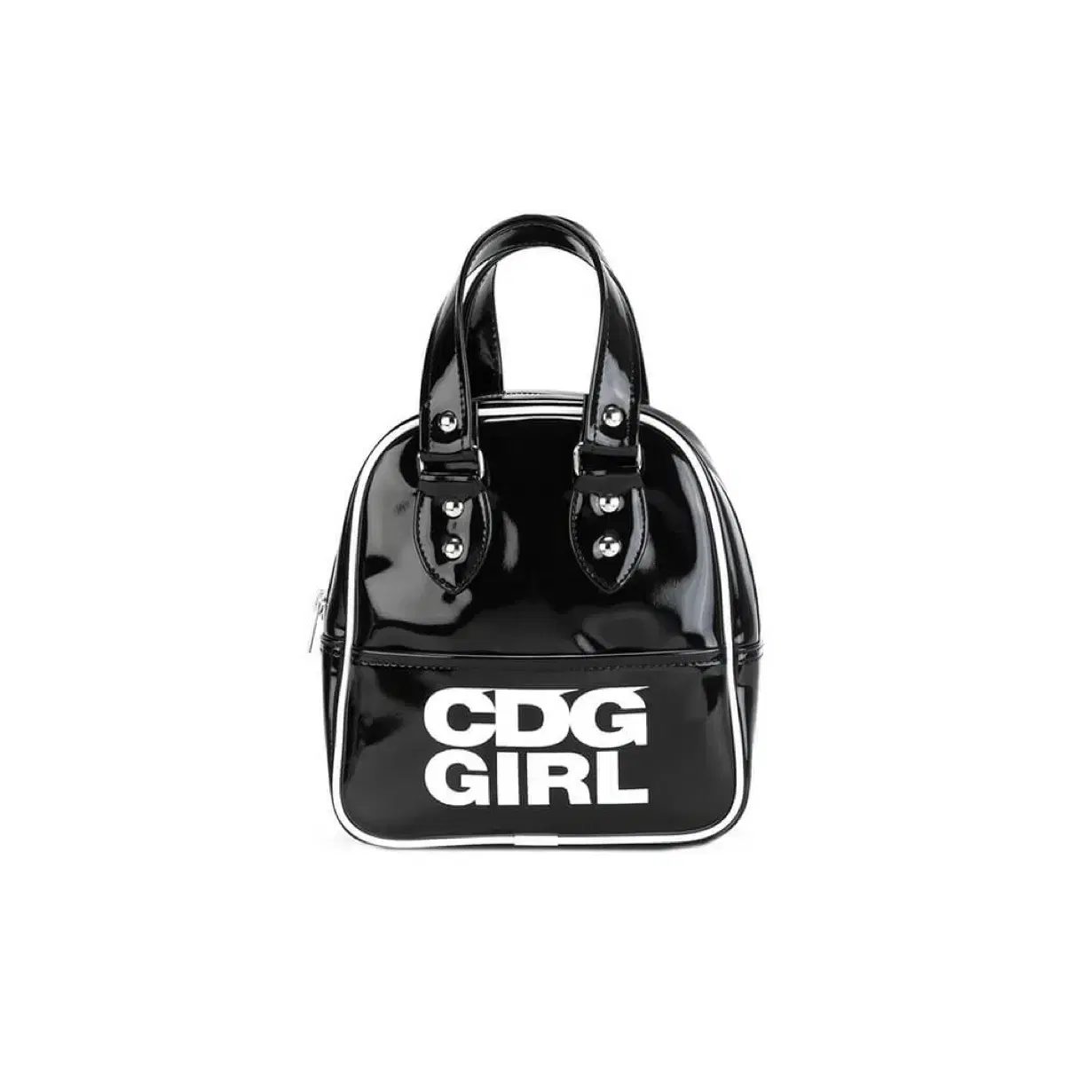 꼼데가르송 CDG girl 로고 애나멜 토트백 미개봉 새상품