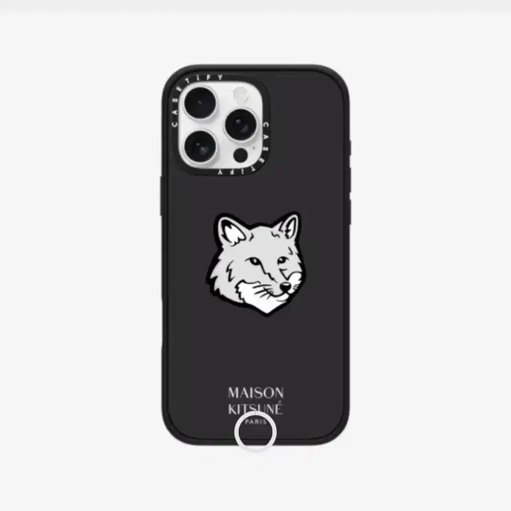 Casetify x Maison Kitsune iPhone Black