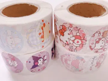 산리오 롤씰 스티커 마이멜로디 키티쿠로미 시나모롤