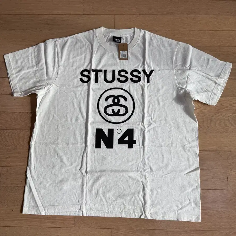 [XXL] stussy 스투시 피그먼트 다이드 No4 반팔 티셔츠 내츄럴