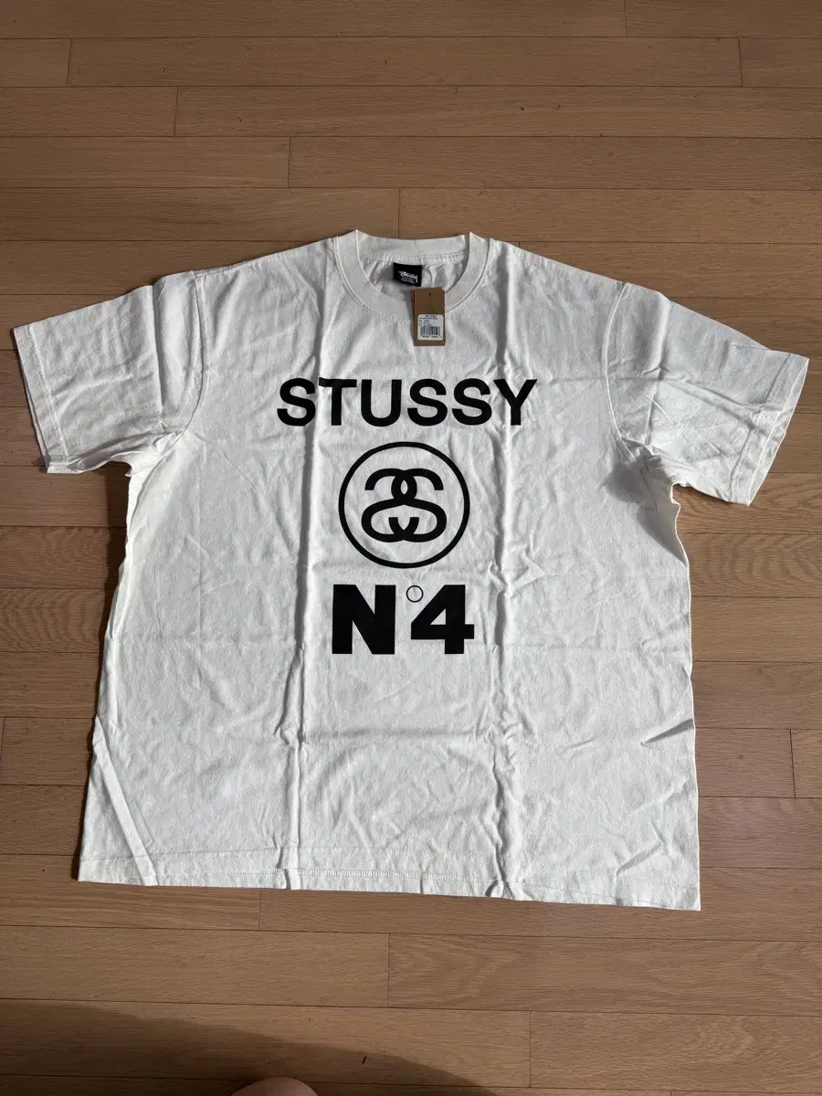 [XXL] stussy 스투시 피그먼트 다이드 No4 반팔 티셔츠 내츄럴