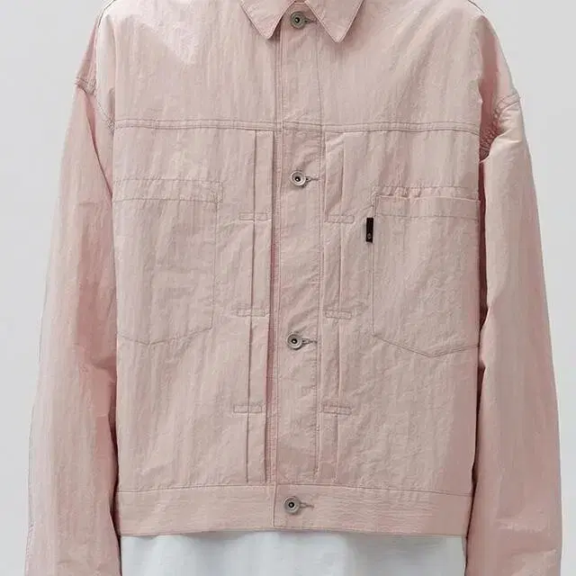 모이프 [SS23]TRUCKER BLOUSON / PALE PINK