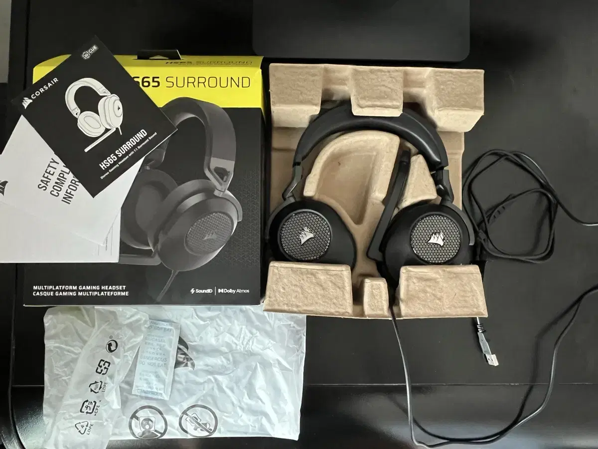 Corsair HS65 SURROUND Gaming Headset (Full Box)