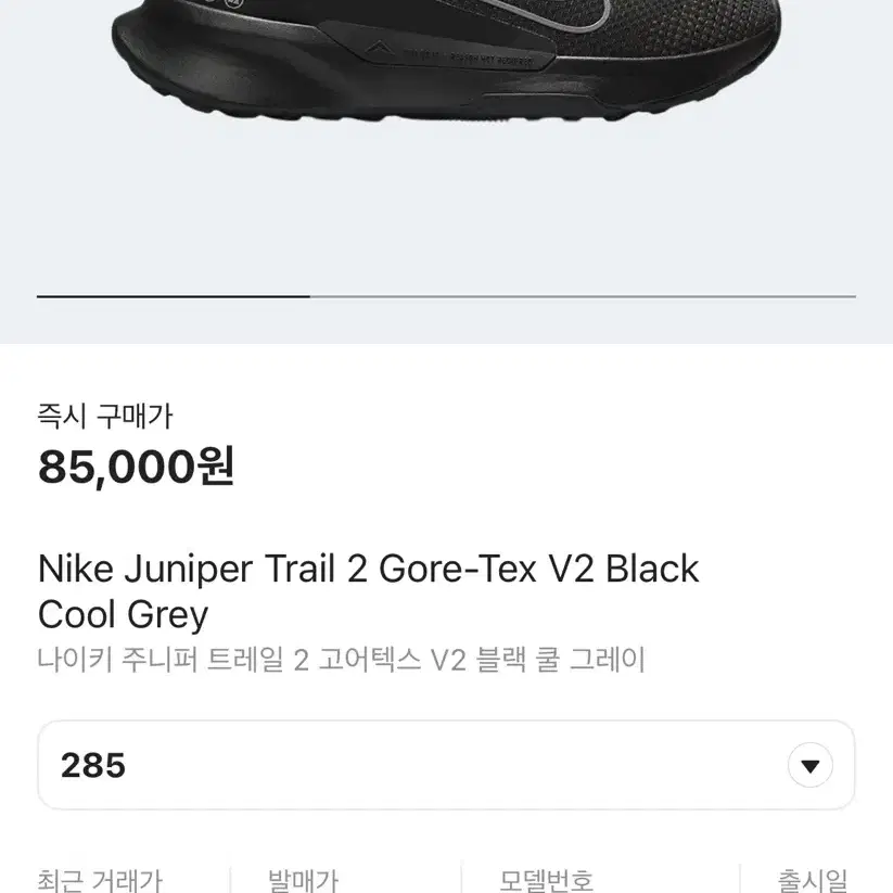 Nike Juniper Trail 2 Gore-Tex V2 Black C