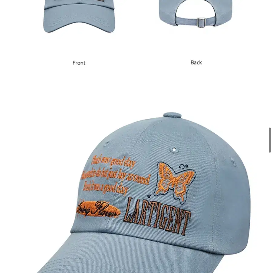 라티젠 볼캡 모자 L2 SPRING BALL CAP(BLUE)