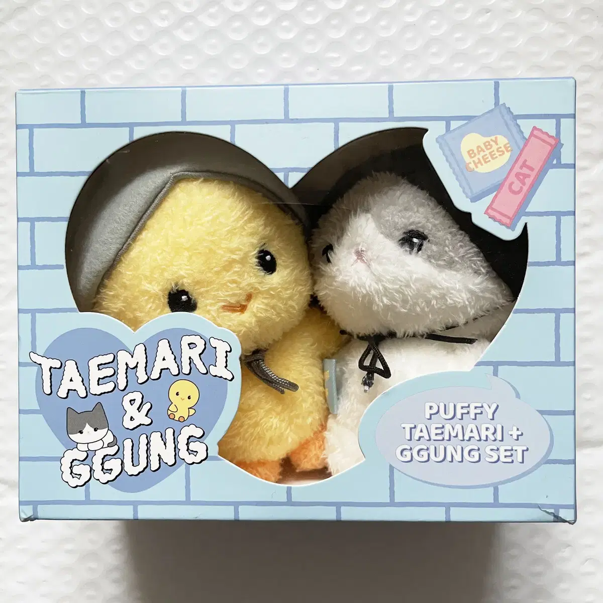 puffy taemari & ggung set 탬아리&꿍 인형 모자 세트