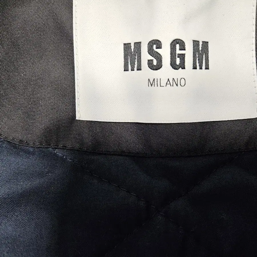 MSGM 블랙 MA-1 자켓