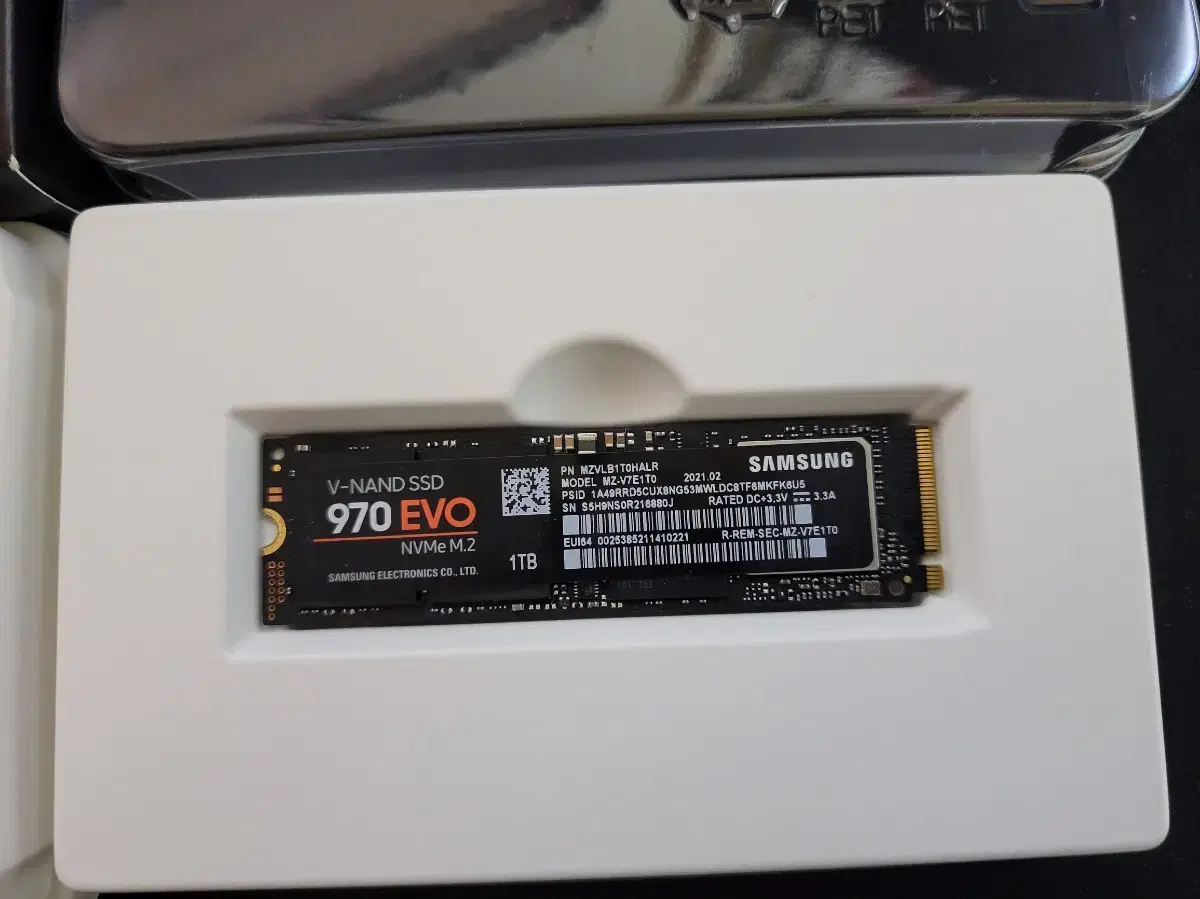 컴퓨터 저장장치 삼성 970 EVO NVME M.2 SSD 1TB 정품