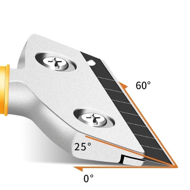 바닥 청소칼 건축용 벽지 철거 칼날스크래퍼 30cm 60cm 90cm