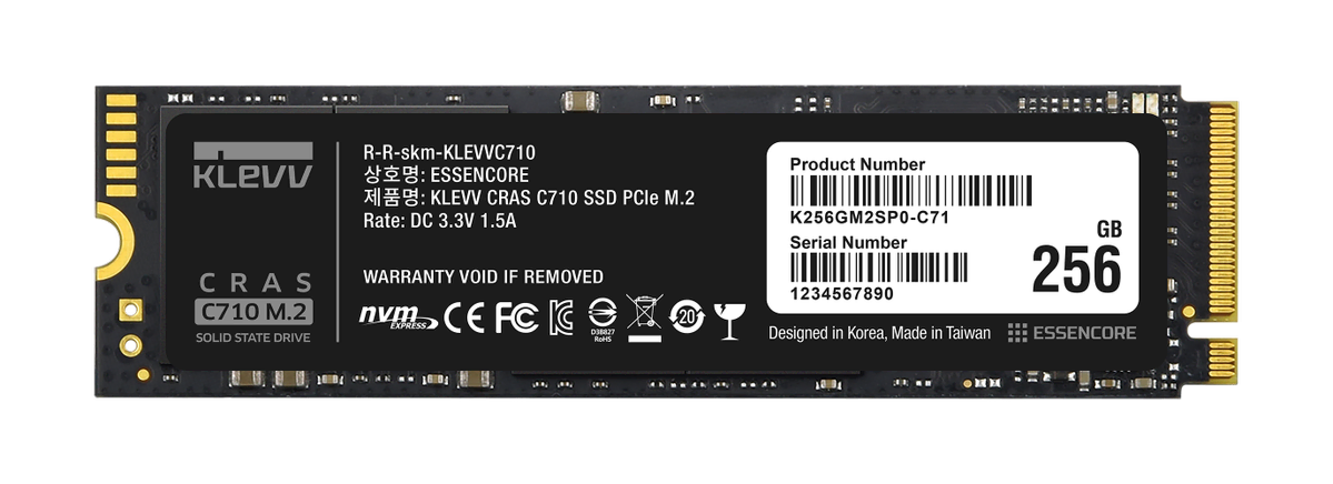 ESSENCORE C710 256GB (gen 3x4) 새 제품