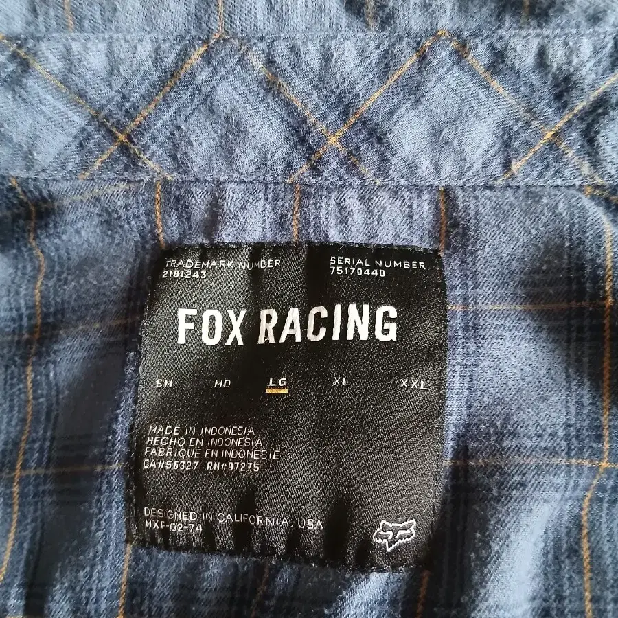 FOX RACING 셔츠