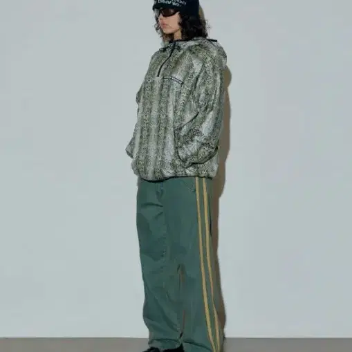 스컬프터 바지 Straight Line Denim Pants Green