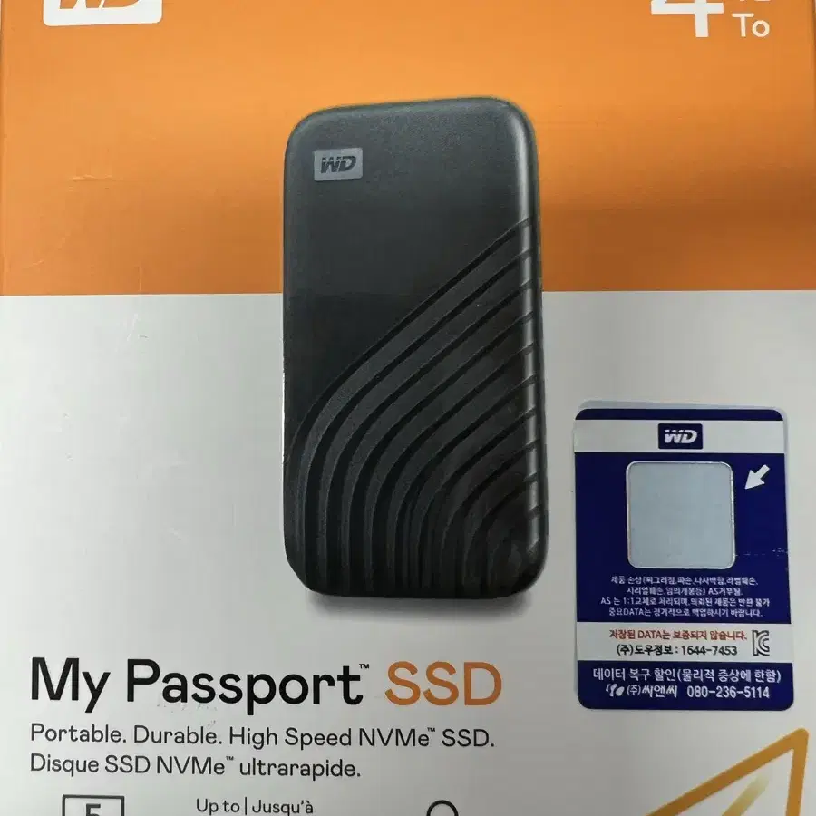 WD Passport ssd 4tb