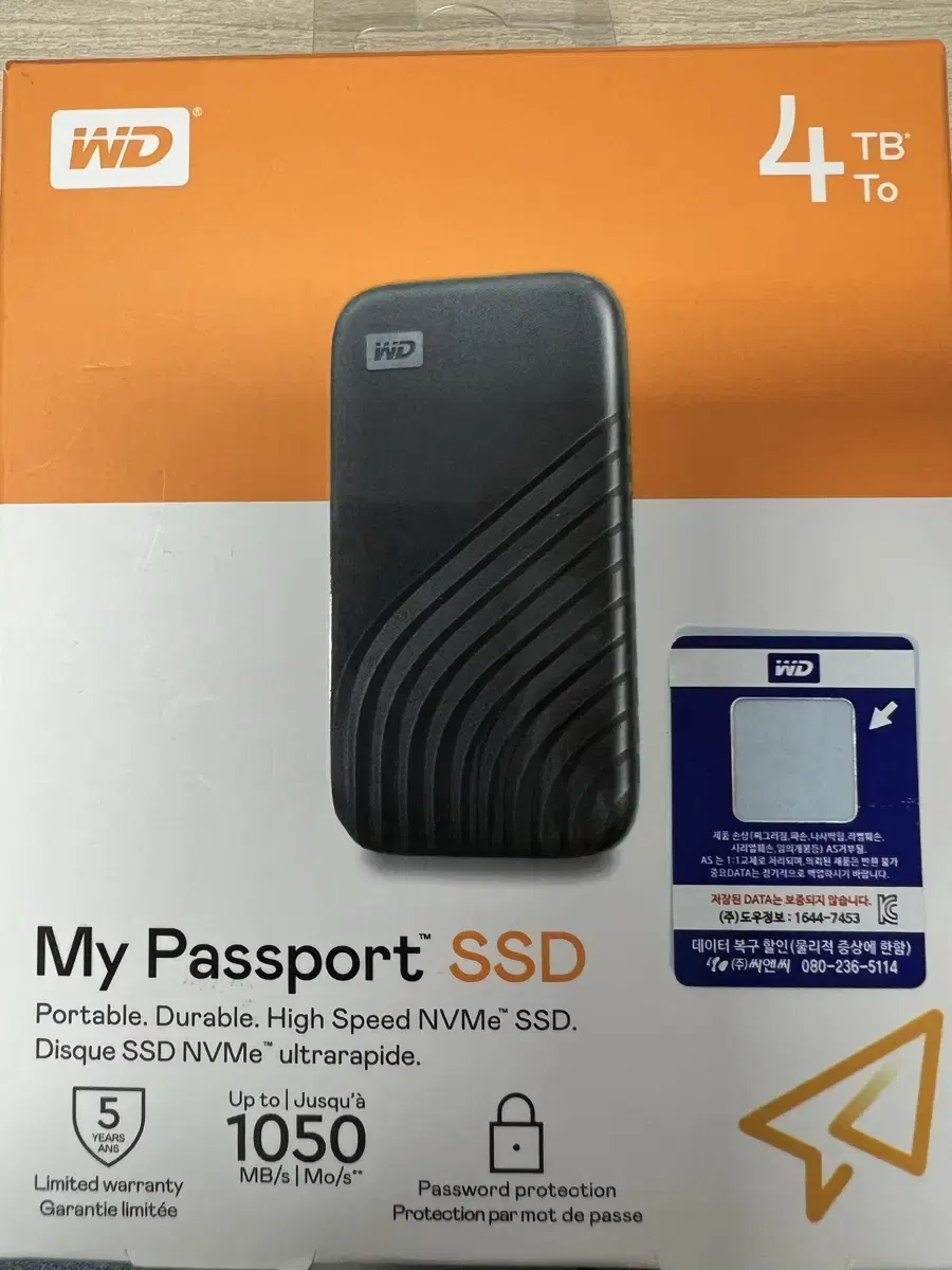 WD Passport ssd 4tb