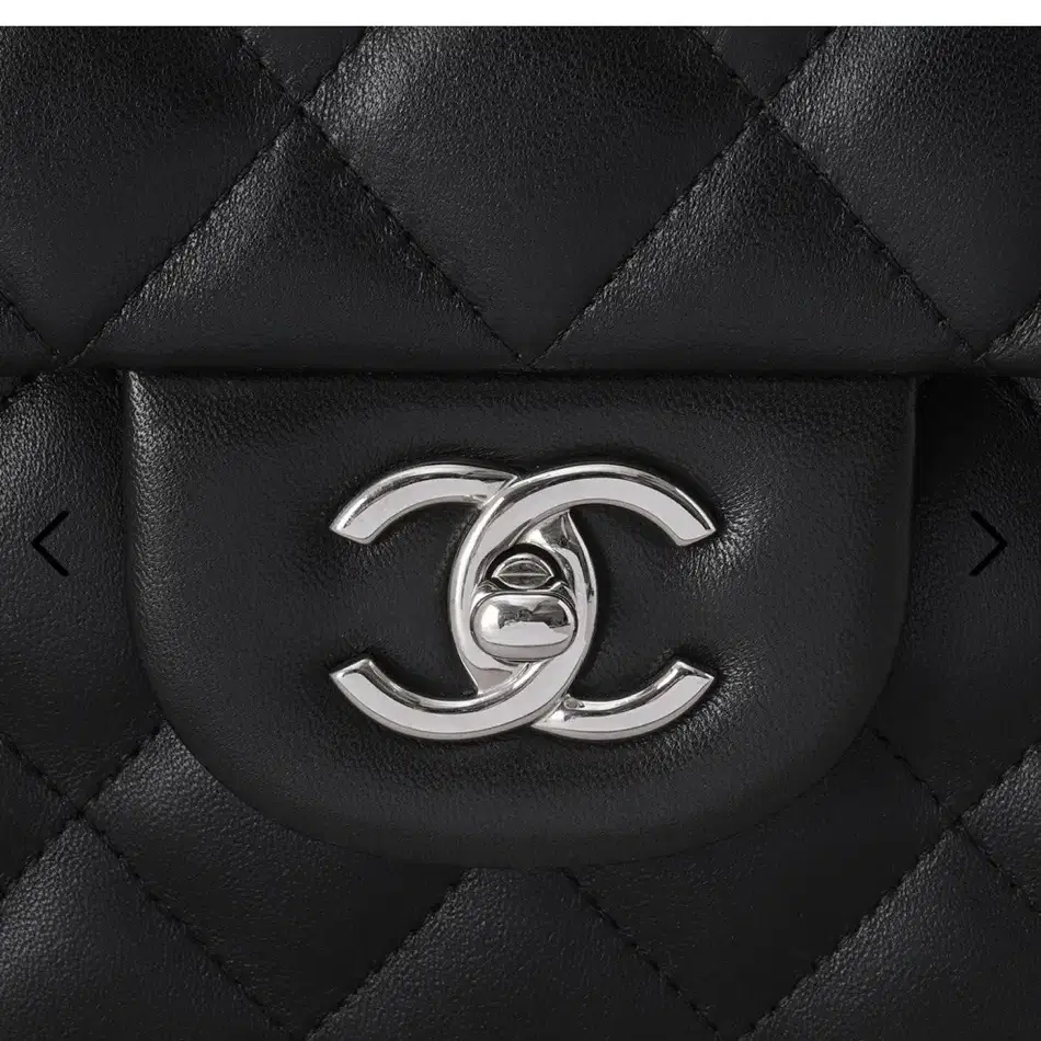 CHANEL(USED)샤넬 램스킨 클래식 점보 플랩백 은장