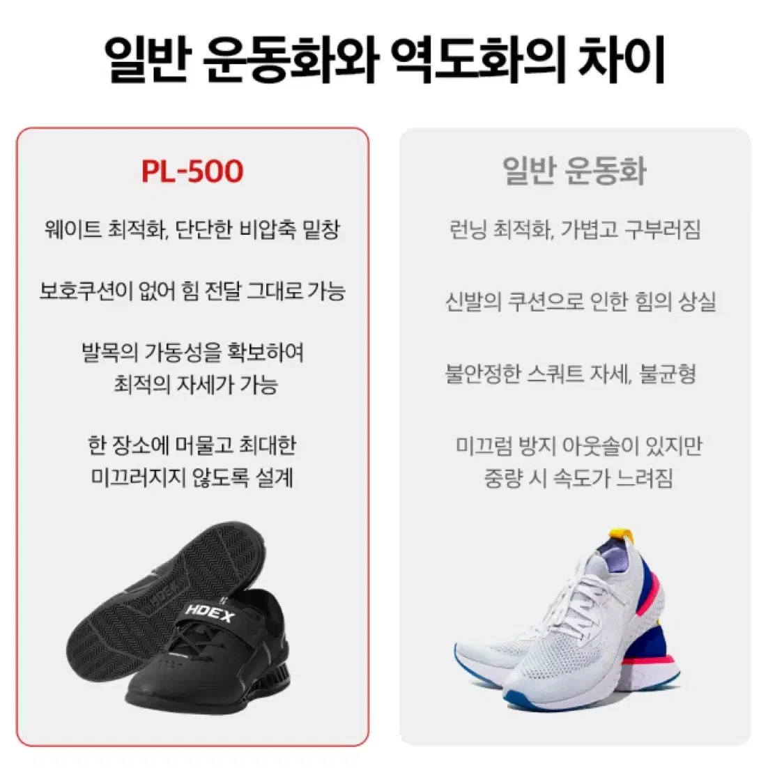 Hdex 역도화 250