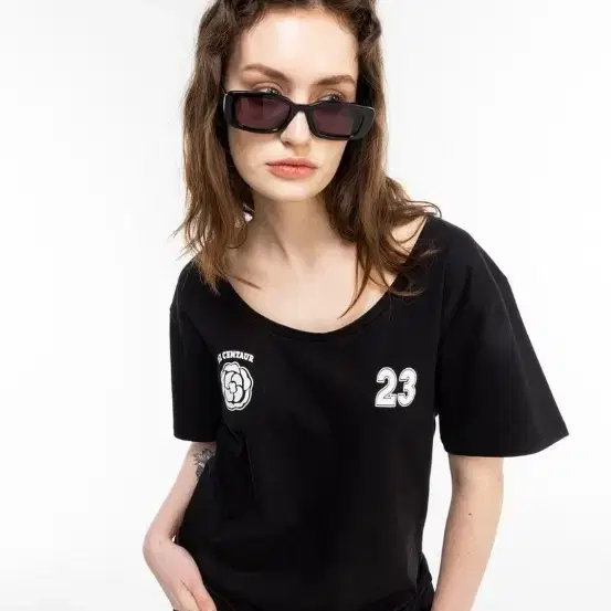 센토르 반팔 티셔츠 ROSE 23 T-SHIRTS_BLACK