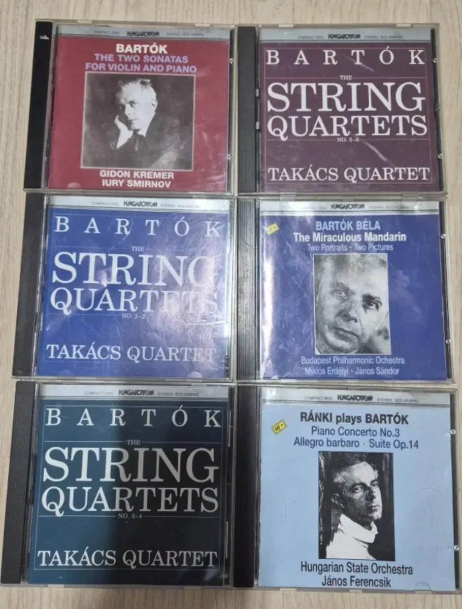 Imported genuine CDs) 6 types of Bartok