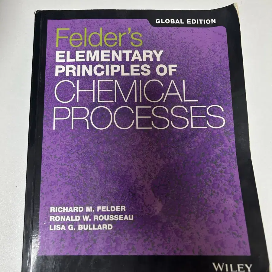 [판매] felder's chemical processes 화학공정계산