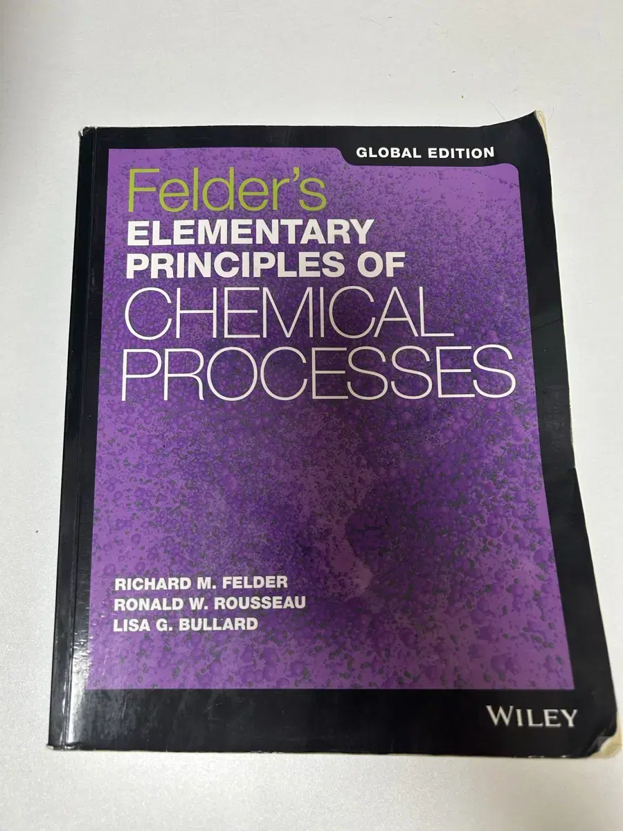 [판매] felder's chemical processes 화학공정계산