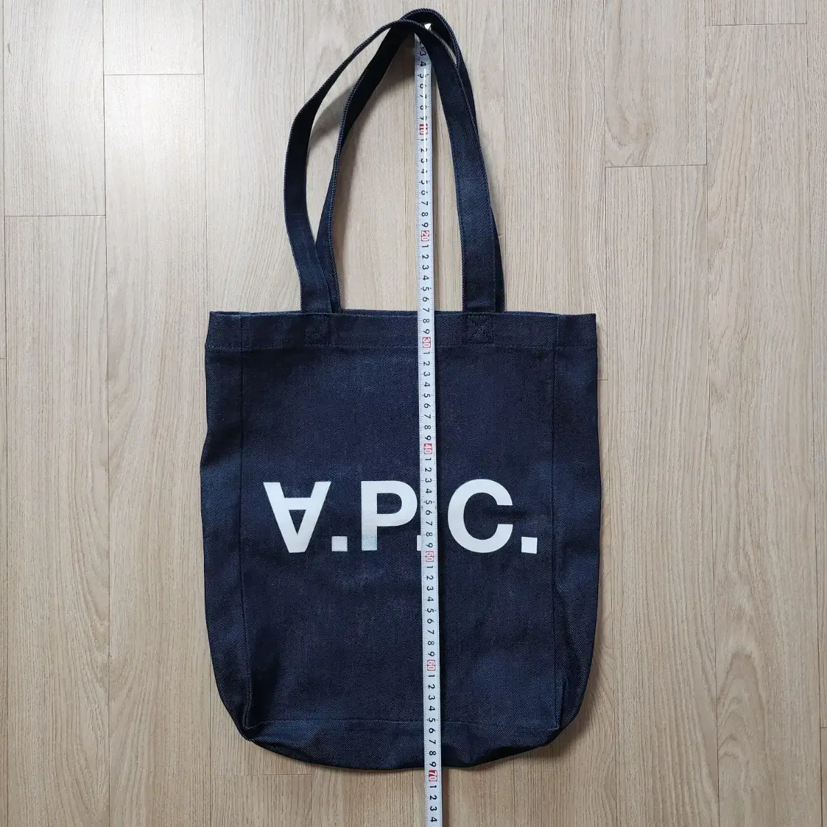 A.P.C 데님토드백