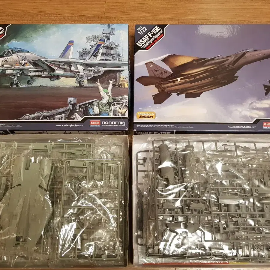 아카데미 1/72 F-14 & F-15 비행기 전투기 프라모델 새제품