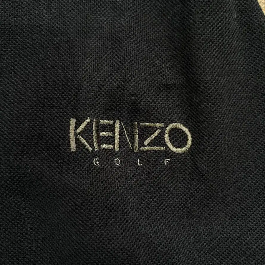 KENZO 니트 카라 긴팔 티셔츠