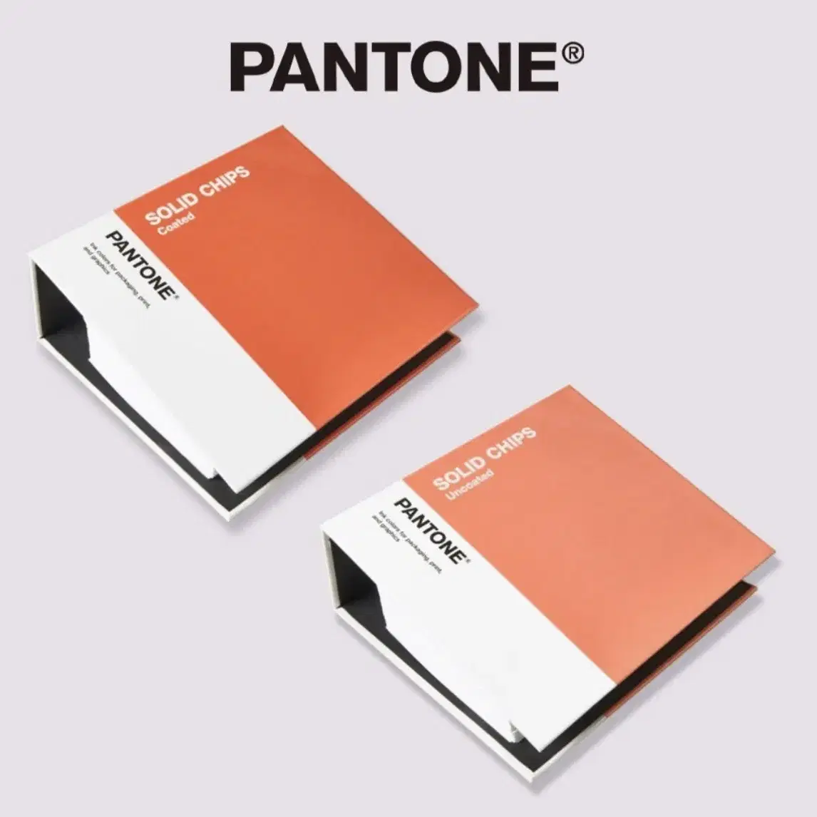 [새상품] 팬톤 PANTONE 컬러북 솔리드 칩 코팅,비코팅