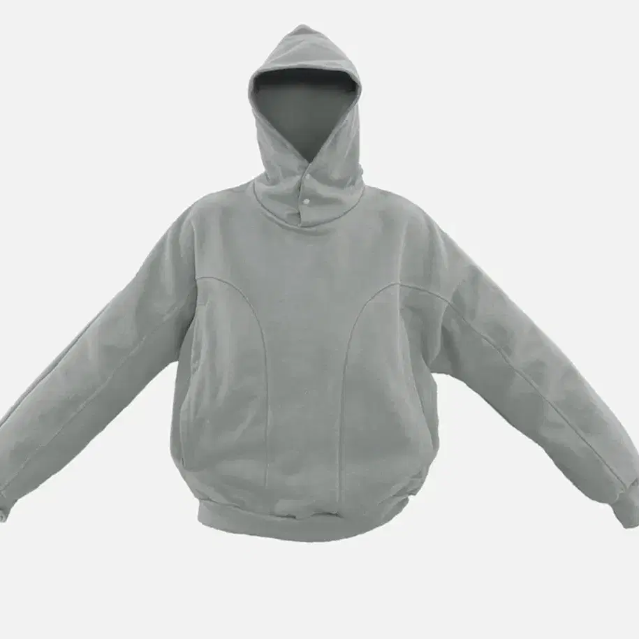 Geometry Hoodie Ash Sage