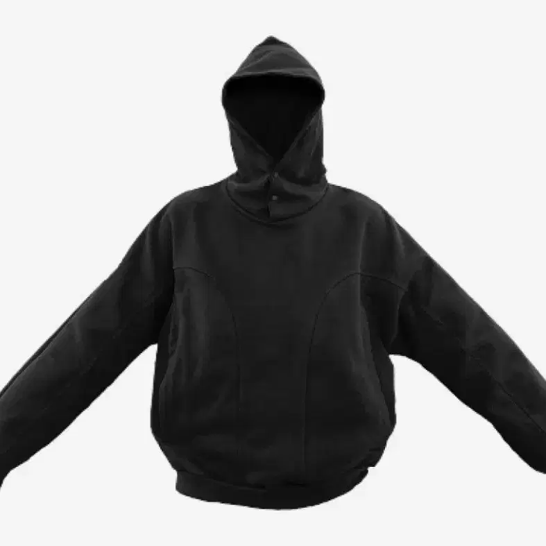 Geometry Hoodie Black