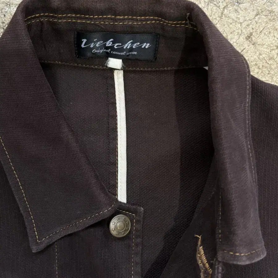 Brown cotton stitch jacket