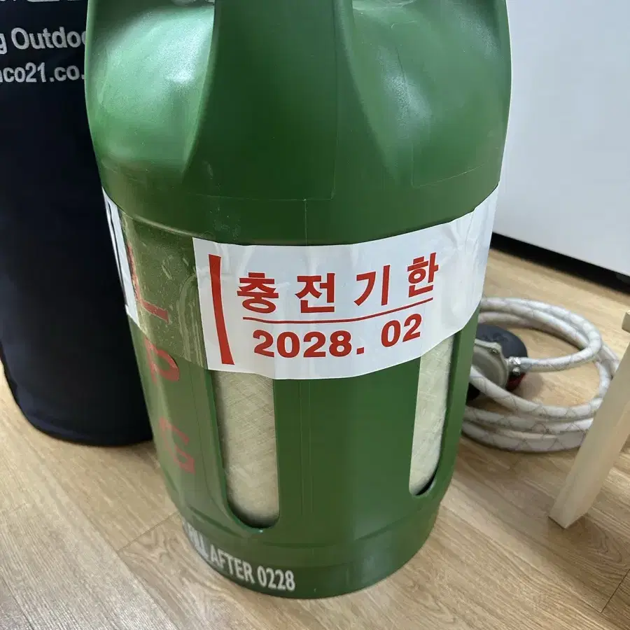 피엔코 컴포지트 슈프림 LPG가스통 10kg 가방포함